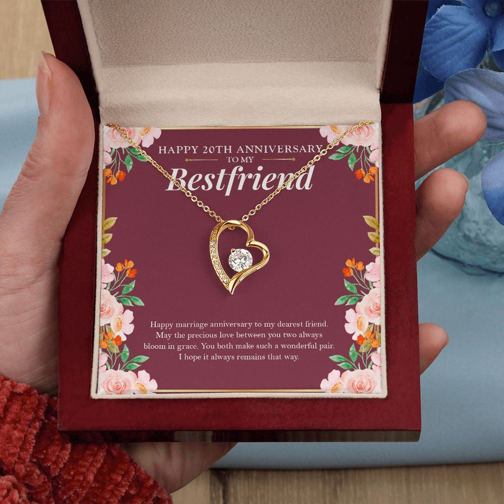 Love Bloom In Grace forever love gold pendant led luxury box in hand
