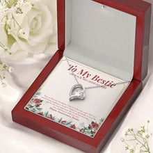Load image into Gallery viewer, Doing Anything To Break forever love silver necklace premium led mahogany wood box
