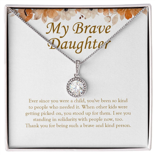 Standing In Solidarity eternal hope necklace front