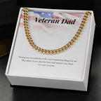 Big Salute To You cuban link chain gold standard box