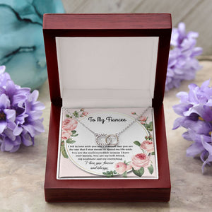 Spend My Life With double circle pendant luxury led box purple flowers