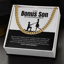 Load image into Gallery viewer, Blissful Happiness cuban link chain gold standard box
