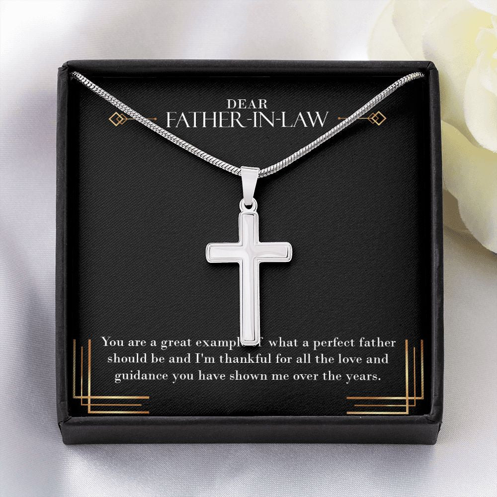 The Love And Guidance stainless steel cross yellow flower