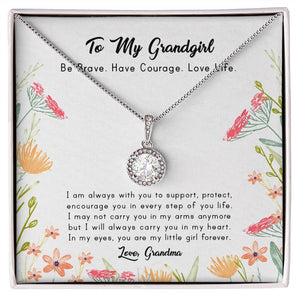 Carry You In My Heart eternal hope necklace front