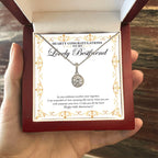 Celebrate Another Year eternal hope necklace luxury led box hand holding