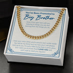 My Friend And Hero cuban link chain gold standard box