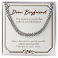 Your Amazing Personality cuban link chain silver front