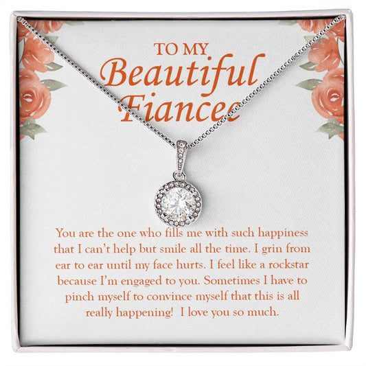 Fills Me with Such Happiness eternal hope necklace front