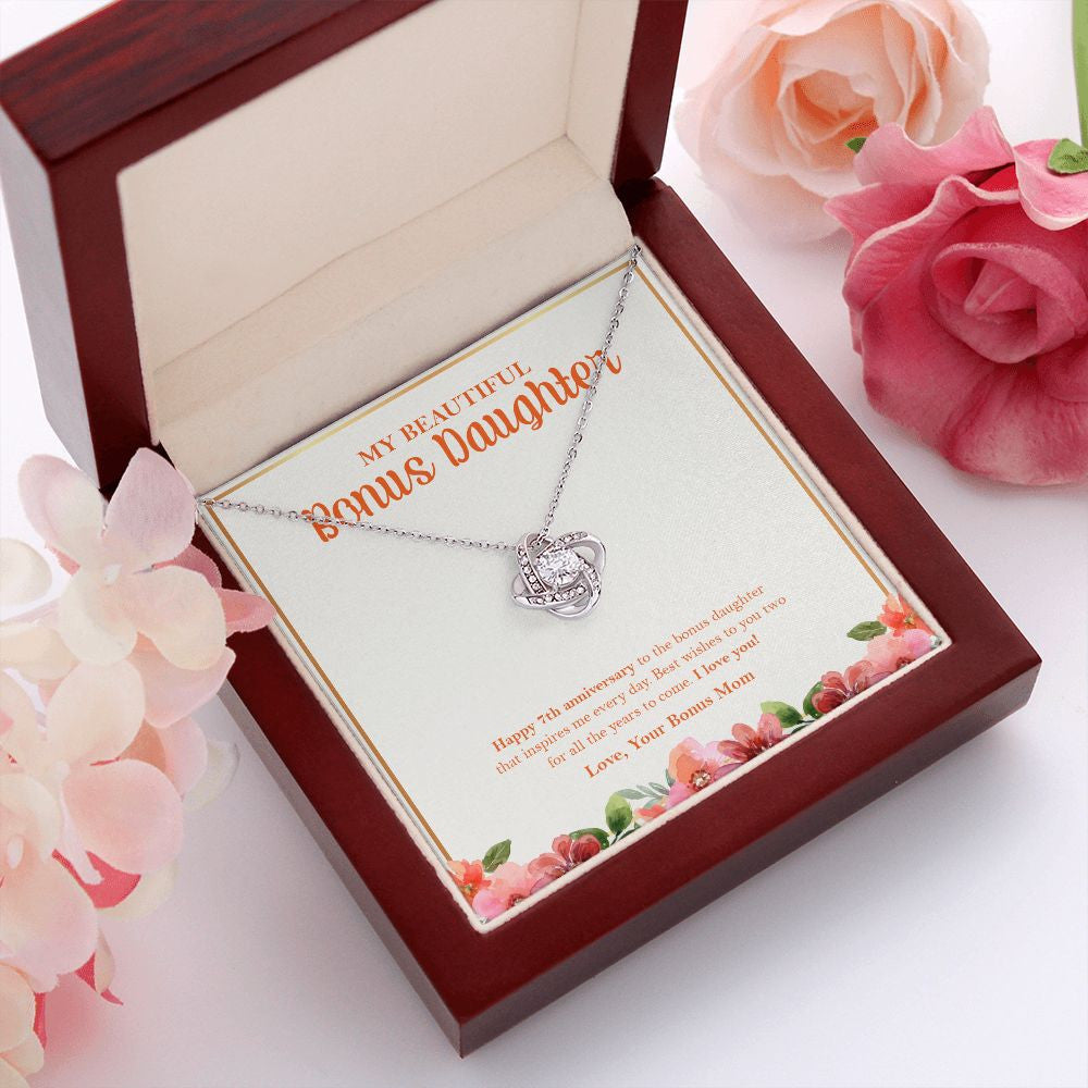 Best Wishes To You love knot pendant luxury led box red flowers