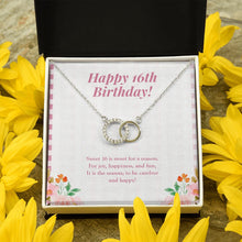 Load image into Gallery viewer, Sweet For A Reason double circle pendant yellow flower
