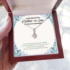 Always In Love alluring beauty necklace luxury led box hand holding