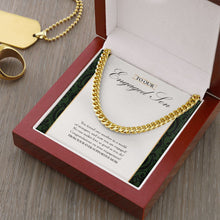 Load image into Gallery viewer, In A World Of Strangers cuban link chain gold luxury led box
