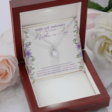 Load image into Gallery viewer, Example Of Perfect Love eternal hope necklace premium led mahogany wood box
