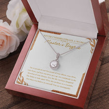 Load image into Gallery viewer, You Never Give Up eternal hope pendant luxury led box red flowers
