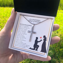 Load image into Gallery viewer, Constantly Filled With Love stainless steel cross standard box on hand
