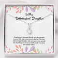 Family Isn't Always Blood alluring beauty necklace front