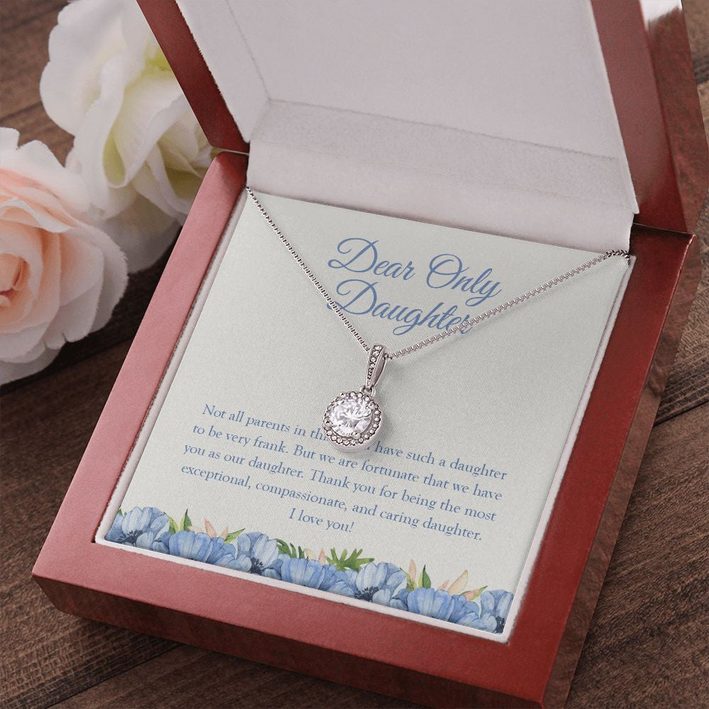 Fortunate To Have You eternal hope pendant luxury led box red flowers