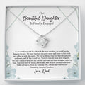 Fairy Tale Dream love knot necklace front
