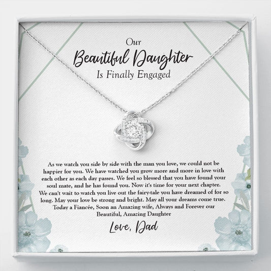 Fairy Tale Dream love knot necklace front