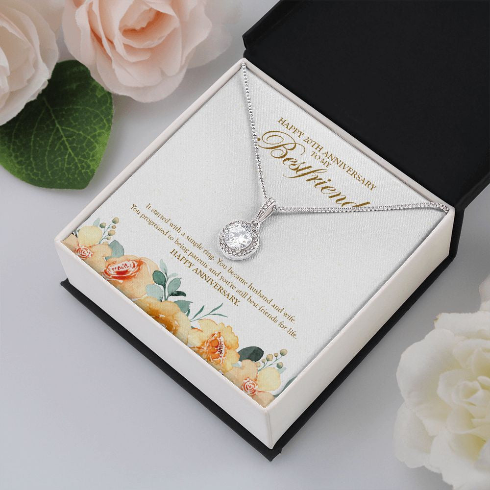 It Started As Simple Ring eternal hope pendant yellow flower