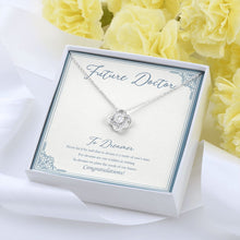 Load image into Gallery viewer, The Dreamer love knot pendant yellow flower
