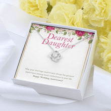 Load image into Gallery viewer, Always Has Greatest Importance love knot pendant yellow flower
