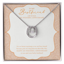 Load image into Gallery viewer, It Is So Heart-Warming horseshoe necklace front
