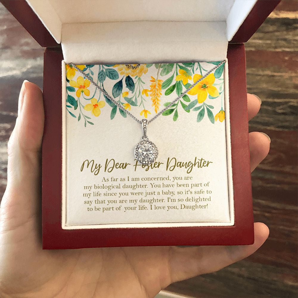 Been Part Of My Life eternal hope necklace luxury led box hand holding