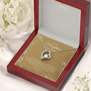 God Given Gifts forever love silver necklace premium led mahogany wood box