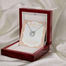 Load image into Gallery viewer, You And Your Lucky Husband horseshoe necklace premium led mahogany wood box
