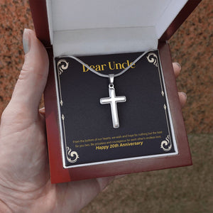 The Best For You Two stainless steel cross luxury led box hand holding