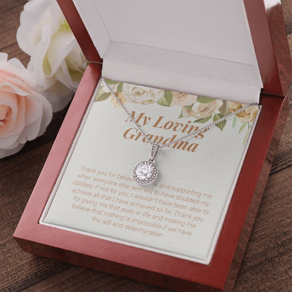 The Will And Determination eternal hope pendant luxury led box red flowers