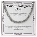 Brought Us Together cuban link chain silver front