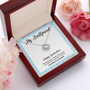 Laugh A Little Harder love knot pendant luxury led box red flowers