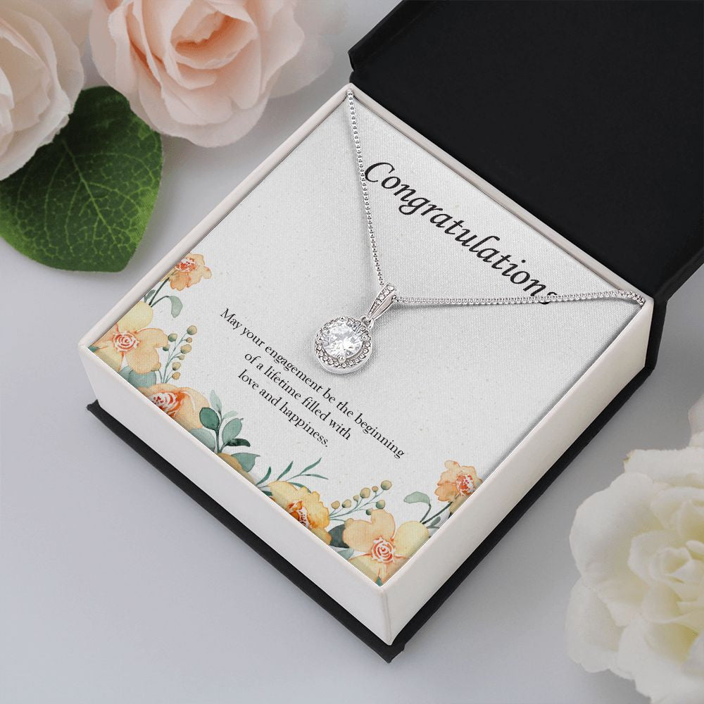 Beginning Of A Lifetime eternal hope pendant yellow flower