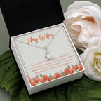 Love Having You Around alluring beauty pendant white flower
