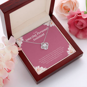 Your Work Supported Me A Lot love knot pendant luxury led box red flowers