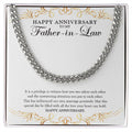 Influencer Of Our Marriage cuban link chain silver front