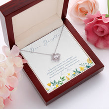 Load image into Gallery viewer, Joy and Peace love knot pendant luxury led box red flowers
