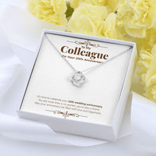 Load image into Gallery viewer, Love And Happiness love knot pendant yellow flower
