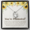 Genuinely Admiring Your Devotion forever love silver necklace front