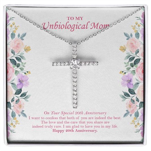 Indeed Truly Rare cz cross necklace front