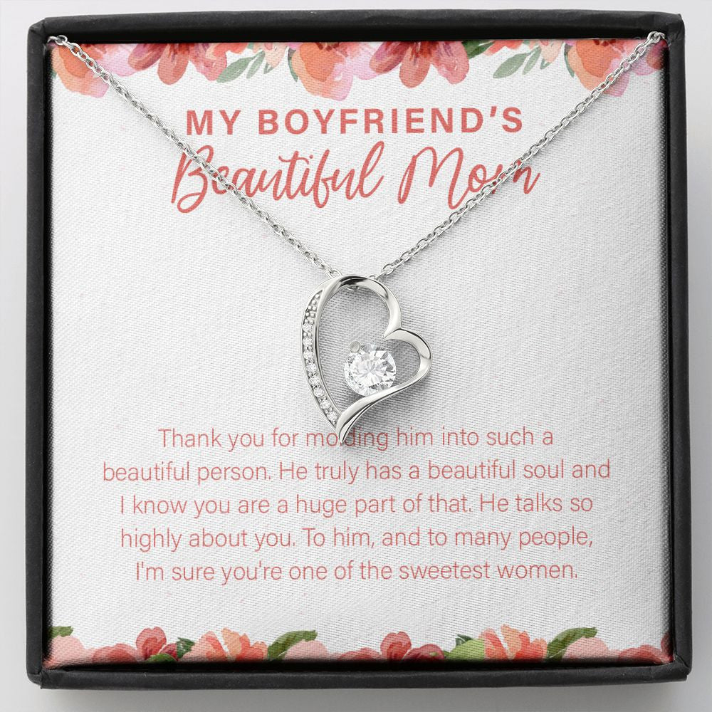 One of the Sweetest Women forever love silver necklace front