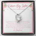 Our Adventure Is About To Start forever love silver necklace front