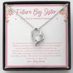 Our Adventure Is About To Start forever love silver necklace front