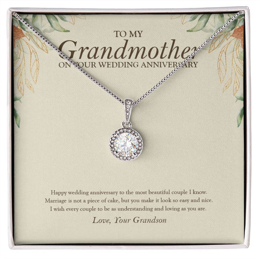 Most Beautiful Couple I Know eternal hope necklace front
