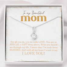 Load image into Gallery viewer, You do with Love alluring beauty necklace front
