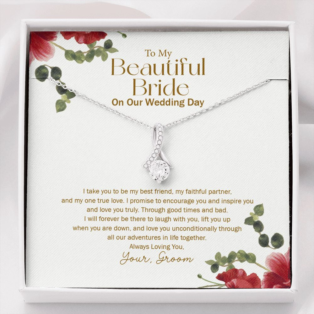 My Bestfriend, My Faithful Partner alluring beauty necklace front