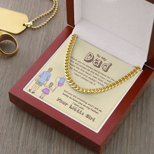 Lucky to have You cuban link chain gold luxury led box