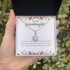 Extra Special With You eternal hope necklace in hand